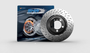 SHW 05-06 BMW M3 3.2L Left Front Cross-Drilled Lightweight Brake Rotor (34112282445)