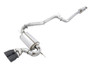 AWE Tuning Ford Focus ST Touring Edition Cat-Back Exhaust - Resonated - Diamond Black Tips