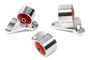 Innovative 92-95 Civic B/D-Series Silver Alum Trans Mount 60A Bushing (Auto to Manual Hydro 2 Bolt)