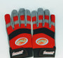 Granatelli Medium Mechanics Work Gloves - Red/Gray/Black