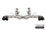 Corsa 2020-2025 Chevrolet Corvette C8 RWD 3in Track Cat-Back Delete Exhaust w/4.5in CF Black PVDTips
