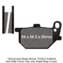 EBC 80-83 Yamaha XJ 650 Maxim Front Left FA-SFA-X Brake Pads