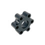 Torque Solution 97-00 Chevrolet Corvette C5 (78mm) w/ 10mm Bolts Billet Driveshaft Flex Disc - Black