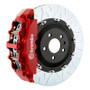 Brembo 01-06 LS430 Front GT BBK 8 Piston Cast 380x34 2pc Rotor Slotted Type-3-Red