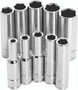 10 Pc 1/4" Met Socket Set Deep