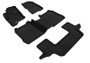 3D MAXpider 09-19 Ford Flex w/o Center Console Elegant 1st 2nd 3rd (2 Eyelets) - Set (Black)