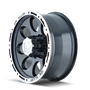ION Type 174 17x9 / 5x114.3 BP / 0mm Offset / 83.82mm Hub Black/Machined Wheel