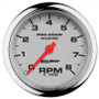 Autometer Marine Chrome Ultra-Lite 3-3/8in 8k RPM Tachometer Gauge