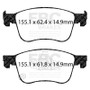 EBC 2018+ Honda Accord Sedan 1.5T Yellowstuff Front Brake Pads