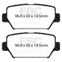 EBC 2018+ Mitsubishi Eclipse Cross 1.5T Yellowstuff Rear Brake Pads