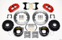 Wilwood Narrow Superlite 4R Rear P-Brk Kit 12.88in Red Chevy 12 Bolt-Spec 3.15in Bearing