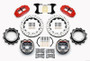 Wilwood Narrow Superlite 4R Rear P-Brk Kit 12.88in Drill Red Strange Eng Floater 3.49in Offset
