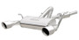 MagnaFlow 2018+ Jeep Wrangler 3.6L 409 SS Dual Split Rear Exit Polished Tips Cat-Back Exhaust