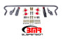 BMR 11-14 S197 Mustang Rear Hollow 25mm Adj. Sway Bar Kit w/ Bushings - Black Hammertone