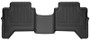 Husky Liners 2019 Ford Ranger SuperCrew WeatherBeater 2nd Row Black Floor Liners