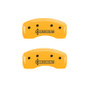 MGP 4 Caliper Covers Engraved Front & Rear Lincoln Yellow Finish Black Char 2009 Lincoln MKX