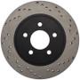 StopTech 05-10 Ford Mustang V6/4.0L / GT V8/4.6L Cross Drilled Right Rear Rotor