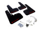 Rally Armor 13-17 Subaru Crosstrek XV Black UR Mud Flap w/Red Logo