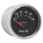 Autometer GS 52mm 8-18 Volts Short Sweep Electronic Voltmeter Gauge