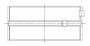 ACL 68-74 Nissan L16E/L18E 1595cc/1770cc STD Size High Perf Main Bearing Set w/.001 Oil Clearance