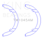 King Engine Bearings 1798 Audi CDAA/CDHA/CDHB/CDAB Thrust Washer Set