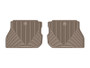 WeatherTech 2018+ Jeep Wrangler Rear Rubber Mats - Tan