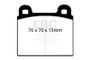 EBC Racing 75-82 Ferrari 308 RP-1 Race Front Brake Pads