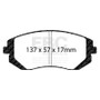 EBC Racing 2016+ Toyota 86/GR86 RP-1 Race Front Brake Pads