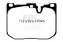EBC Racing 12-19 BMW 1 Series (F20) RP-1 Race Front Brake Pads