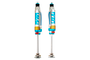 King Shocks 97-06 Jeep Wrangler TJ Front 2.5 Dia Piggy Hose Res Shock 6in Lift w/Adjuster (Pair)