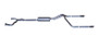 Gibson 04-10 Nissan Titan LE 5.6L 2.5in Cat-Back Dual Split Exhaust - Aluminized