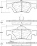 StopTech Performance 11-17 Dodge Durango Rear Brake Pads