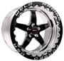 Weld S71 17x10 / 5x115mm BP / 6.2in. BS Black Wheel (High Pad) - Black Single Beadlock MT
