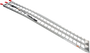 Curved Aluminum Ramp 88" X 12" One Piece