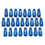 Russell Performance Adapter -6 AN Male to 5/16in Quick Disconnect Screw - Blue (Bulk Pkg 25)