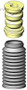 KYB Shocks & Struts Strut Boots Rear AUDI A4 1995-06
