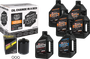 V-twin Oil Change Kit Mineral Evo Black Filter