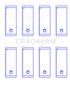 King Engine Bearings Acura D16A1 Rod Bearing Set - Size STD