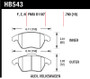 Hawk Audi A3/TT / VW EOS / Golf / Jetta / Passat / Rabbit DTC-60 Front Race Brake Pads