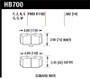 Hawk 06-07 Subaru Impreza WRX DTC-60 Front Race Brake Pads