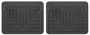 Husky Liners 12-13 Dodge Ram/88-09 Toyota 4Runner Heavy Duty Black 2nd Row Floor Mats