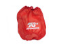 K&N Round Tapered Drycharger Air Filter Wrap Red 7.5in Base ID x 5in Top ID x 7.5in H