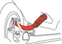 SPC Performance 07-10 Dodge Caliber/Jeep Patriot Rear Adjustable Camber Arm
