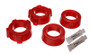 Energy Suspension 69-78 Volkswagen (Air Cooled) Red Rear Spring Plate Bushing Set