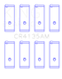 King Engine Bearings 85-01 Toyota 5SFE L4 DOHC 16 Valves Rod Bearing Set - Size STD