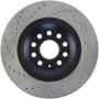 StopTech 09-13 VW CC 3.6L VR6 / 08-09 & 12 Golf R/Golf R32 Drilled Left Rear Rotor