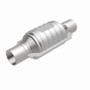 MagnaFlow Univ Cat Conv 2.5in Inlet/Outlet Ctr/Ctr Round 9in Body L x 5.125in W x 13in Overall L