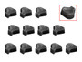 Clutch Buttons Pol 12/pk