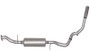 Gibson 02-06 Chevrolet Silverado 1500 LS 4.3L 3in Cat-Back Single Exhaust - Stainless