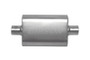 Gibson CFT Superflow Center/Center Oval Muffler - 4x9x13in/2.25in Inlet/2.25in Outlet - Stainless